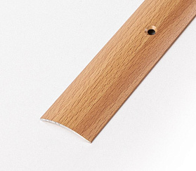 Порог (стык) Русский профиль  разноуровневый декорированный, 38*900 мм, Бук натуральный